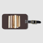 ダークアカデミアアンティーク書 ラゲッジタグ (正面横)