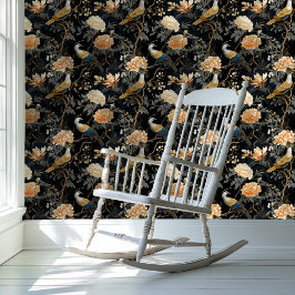 ダークアカデミアチャイノエリースタイルフローラ壁紙 壁紙