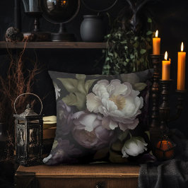 ダークアカデミアフローラデザイン クッション