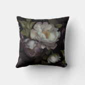 ダークアカデミアフローラデザイン クッション (裏面)