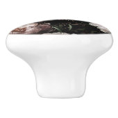 ダークアカデミアフローラデザイン セラミックノブ (側面)