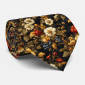 ダークアカデミアフローラ ネクタイ (ロール)