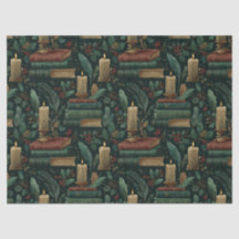 ダークアカデミアブックラバーティッシュペーパー