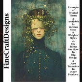 ダークアカデミアボタニカル姿BD7デクページ 薄葉紙