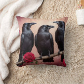 ダークアカデミアーヴェンス クッション (ブランケット)