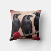 ダークアカデミアーヴェンス クッション (裏面)