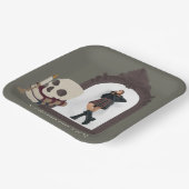 ダークアカデミア写真卒業会 ペーパープレート (傾斜あり)