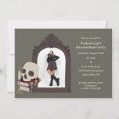 ダークアカデミア写真卒業会 招待状 (正面)