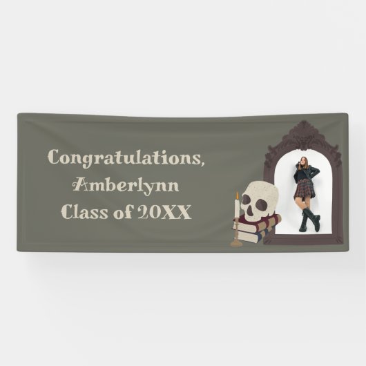 ダークアカデミア写真卒業会 横断幕 (横)