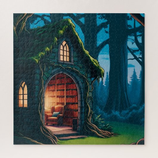 ダークアカデミア=ブックラバーギフト ジグソーパズル (縦)