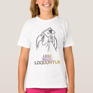 ダークアカデミア ラテン語 引用 ラインアート Tシャツ