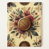 ダークアカデミスタンプヴィンテージゴシック プランナー手帳 (裏面)