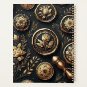 ダークアカデミスタンプヴィンテージゴシック プランナー手帳 (裏面)