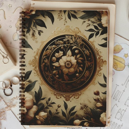 ダークアカデミスタンプヴィンテージゴシック プランナー手帳