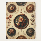 ダークアカデミスタンプヴィンテージゴシック プランナー手帳 (裏面)