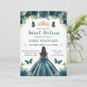 ダークアクアドレスダークスキンプリンセススウィート16 招待状 (スタンド正面)