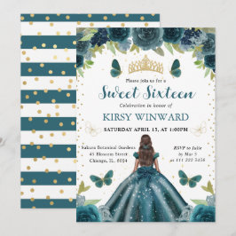 ダークアクアドレス ダークスキン プリンセス スイート16 招待状