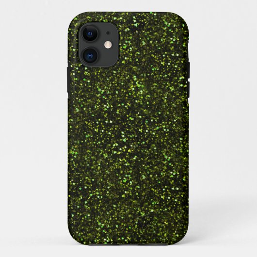 ダークアップルグリーングリッター Case-Mate iPhoneケース (裏面)