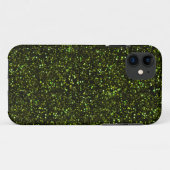 ダークアップルグリーングリッター Case-Mate iPhoneケース (裏面(横))