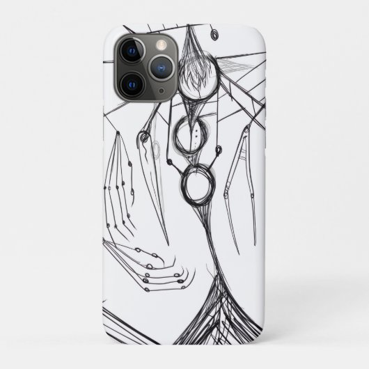 ダークアニメファンタジーカラスと悪魔の芸術 Case-Mate iPhoneケース (裏)