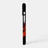 ダークアニメファンタジーカラスと悪魔の芸術 iPhone 16ケース (左側面)