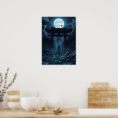 ダークアニメ美学ポスター – ゴシックマ日本のング ポスター (キッチン)