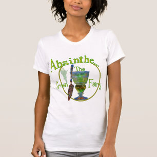 ダークアブサン緑の妖精のシャツ Tシャツ