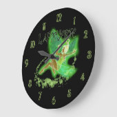 ダークアブシンテフェアリー2 ラージ壁時計 (傾斜)