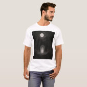 ダークアブストラクトアートTシャツ Tシャツ (正面フル)