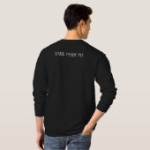 ダークアブストラクトミニマルTシャツ Tシャツ (裏面フル)