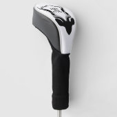 ダークアンテロープシルエットモノグラム ゴルフヘッドカバー (アングル)