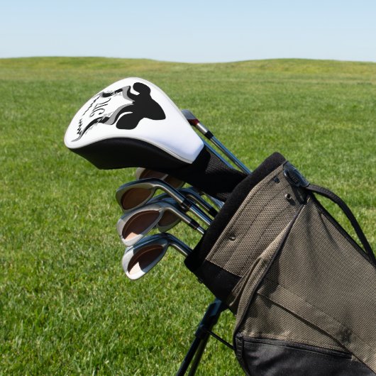 ダークアンテロープシルエットモノグラム ゴルフヘッドカバー (インサイチュ)