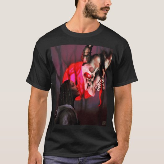 ダークアート 私の悪魔を恐れないで BLM Tシャツ (正面)