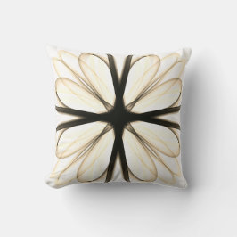 ダークイエローブラックデザイン上品かわいい クッション