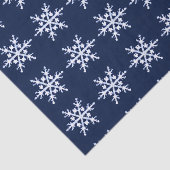 ダークインディゴブルーの巨大な氷結晶の雪 薄葉紙 (詳細)