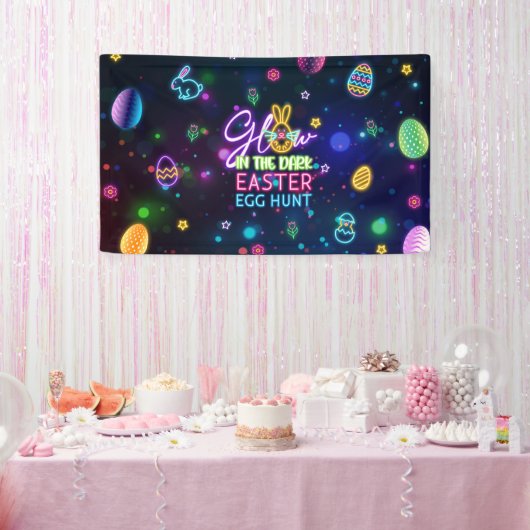 ダークイースターエッグのグロー狩りバナー 横断幕 (パーティー)