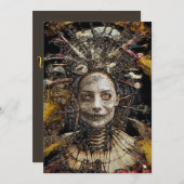 ダークウィッチハロウィーン 招待状 (正面/裏面)