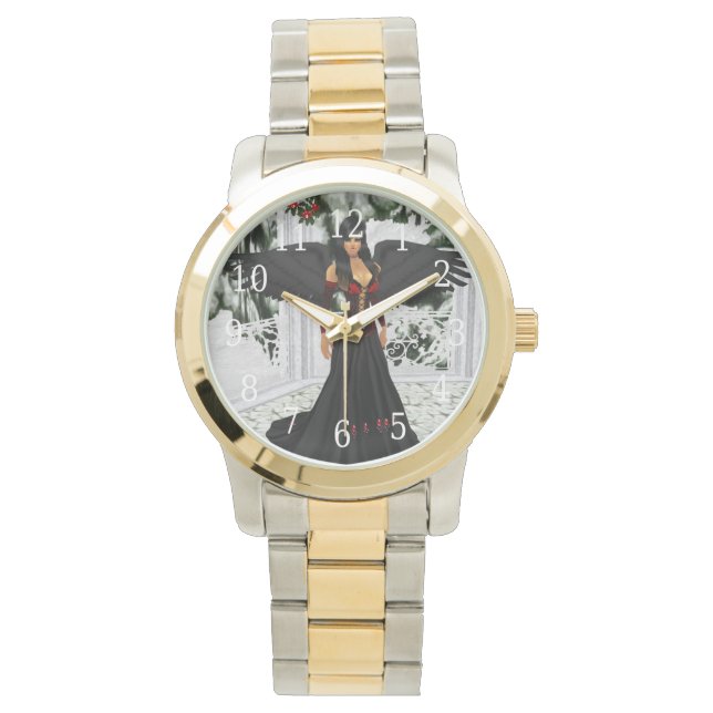 ダークウォッチの天使 腕時計 (正面)