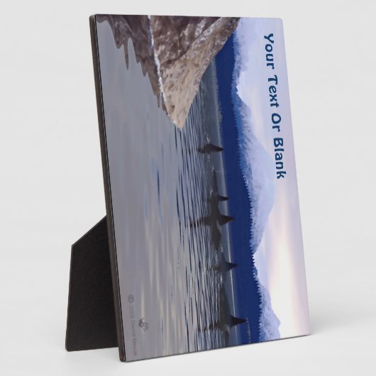 ダークウォーターオルカ フォトプラーク (側面)