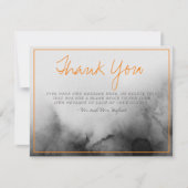 ダークウォーターカラーハロウィン結婚のサンキューカード サンキューカード (正面)