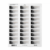 ダークウォーターカラーハロウィーンオレンジブラック結婚ズ ラベル (フルシート)