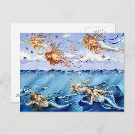 ダークウォーターズ明るい空 ポストカード (正面/裏面)