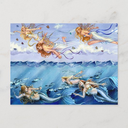 ダークウォーターズ明るい空 ポストカード (正面)