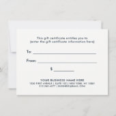 ダークウォーター色フローラボホ |商品券 (裏面)