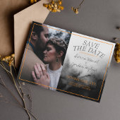 ダークウォーター色ブラックオレンジハロウィンゴシック セーブザデート