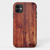 ダークウッドのようなテクスチャー Case-Mate iPhoneケース (裏面)