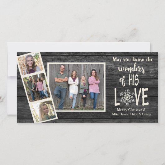 ダークウッドのクリスマスフレーム シーズンカード (正面)