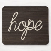 ダークウッドのHope Rope Text マウスパッド (正面)