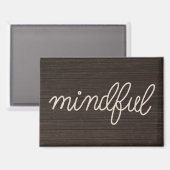 ダークウッドのMINDFUL テキストロープ マグネット (正面/裏面)