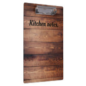 ダークウッドキッチンノート クリップボード (右)